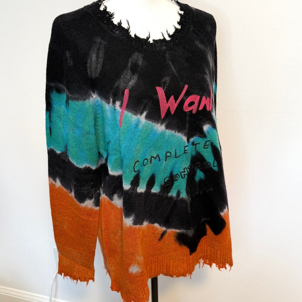 Free People x Sandrine Rose Cashmere Wool I Want Complete Control Sweater Small - Picture 7 of 16